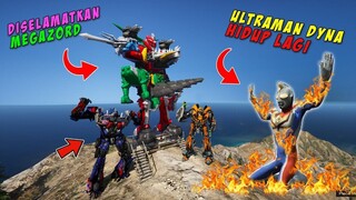 ULTRAMAN DYNA BERHASIL DISELAMATKAN OLEH MEGAZORD, ULRAMAN  UPIN IPIN KALAH DULUAN