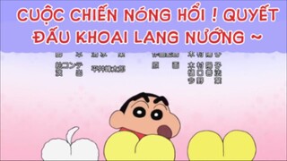 Shin vietsub - Cuộc chiến nóng hổi! Quyết đấu khoai lang nướng & Tớ chơi bóng bàn với mẹ đó nha