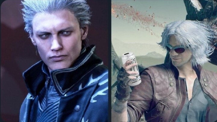 dante vs Vergil - no damage | punishing:gray raven