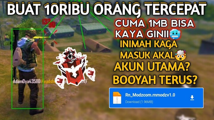 Cuma 1MB Cheat FF terbaru 2022 mod menu auto headshot anti banned aman 100% ?