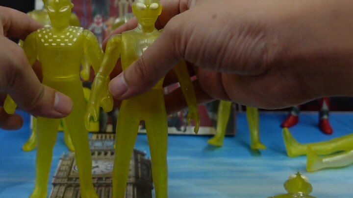 (Lao Ai Production) 999 Decisive Battle Ultraman 8 Brothers Club Limited Edition Gold Ultraman Soft 