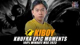 Epic Moments 'Khufra God' Onic Kiboy | MSC 2023