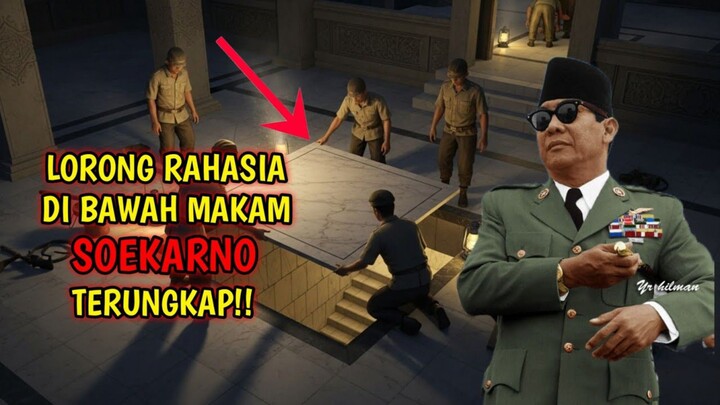 Ada Lorong Rahasia Di Bawah Makam Soekarno Yang Selama Ini Disembunyikan. Ternyata...