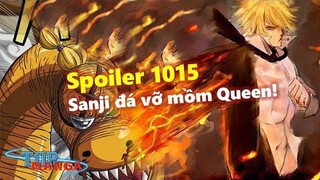 [Spoiler OP 1015]. Sanji đá vỡ mồm Queen bệnh dịch! Yamato đối đầu Kaido!