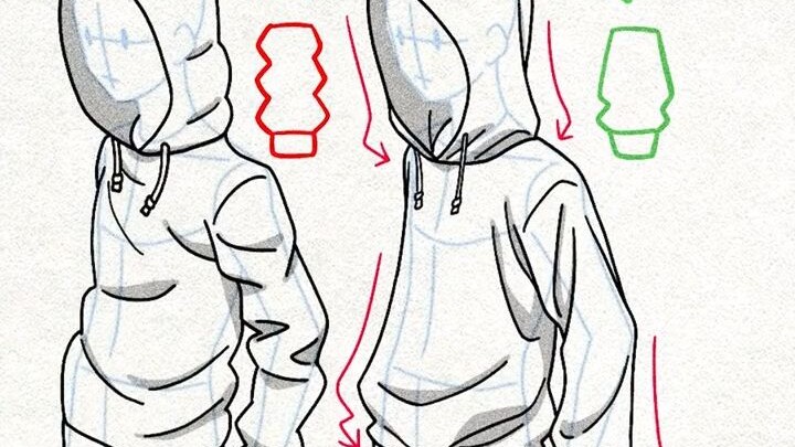 【Kawaiisensei】The Correct Way to Draw Pleats on a Handsome Boy's Hoodie