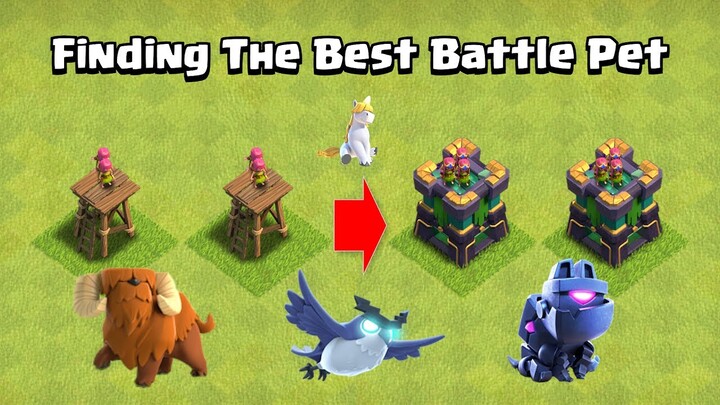Every Level Pets VS Every Level Double Archer Tower | Clash of Clans