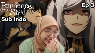 SUPER FUNNY FAKE RELATIONSHIP | The Eminence In Shadow Episode 3 Sub Indo - Reaction Indonesia