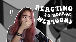 Reacting to Horror Webtoons | part 2
