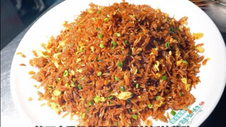 Black Golden Egg Fried Rice vs Golden Egg Fried Rice #PingxiangHuangAiEcologicalFood #KuaiLeFood