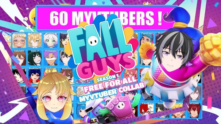 【#MYVTFallGuys】 Guys Falling With 59 Malaysian VTubers