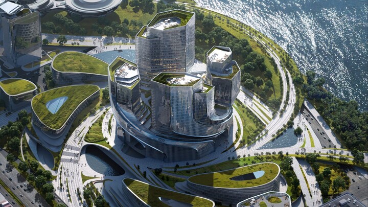 เจ๋งสุดๆ! ที่นี่คือศูนย์กลางของเกาะเพนกวินและเป็นศูนย์กลางสำนักงานใหญ่เฉียนไห่ของเทนเซนต์ด้วย!