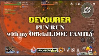 "DEVOURER" FUN RUN with my OfficialLDOE FAMILY - Last Day On Earth: Survival