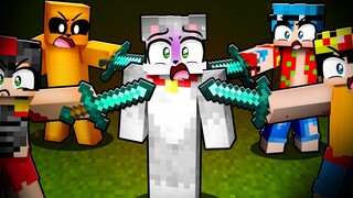 Consigue una ESPADA o MUERE ⚔️😰 ACENIX vs 4 ASESINOS en MINECRAFT