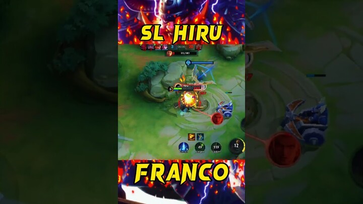 FRANCO MONTAGE🫣 #shorts #youtubeshorts #Franco #francohook #mobilelegends #mlbb #short #francopro