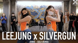 粉墨BLACKPINK成员JENNIE “ SOLO ”REMIX！YG娱乐舞室原版编舞！SILVERGUN X LEEJUNG LEE合作！