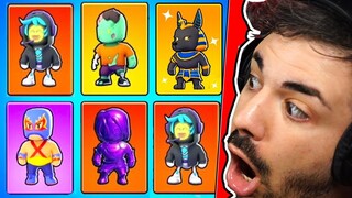 100 GIRI della RUOTA FORTUNATA DELLE NUOVE SKIN SU STUMBLE GUYS!! *AGGIORNAMENTO*