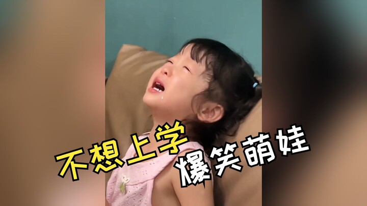 "Hilarious Cute Kids Who Don’t Want to Go to School"