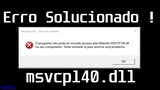 Como Consertar o Erro msvcp140.dll Atualizado 2020 (Jogos e Programas)