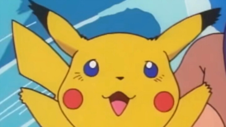 Blue-eyed fishtail Pikachu, with a cute voice