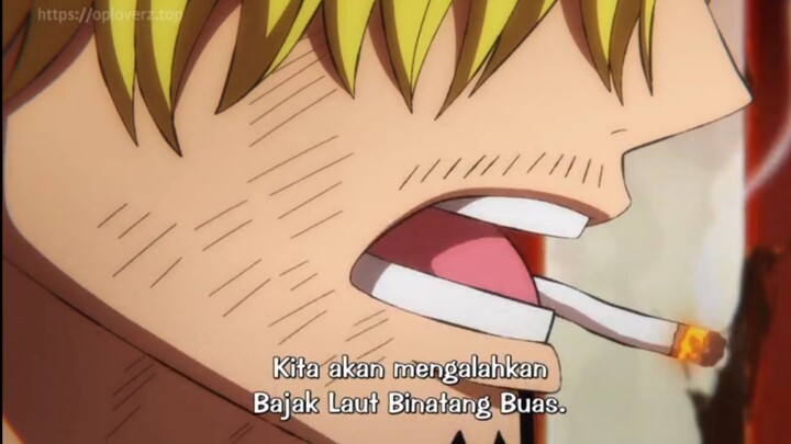 kok gue nyesek yah dengerin kata sanji.😭😔