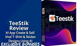 TeeStik Review: Create Eye-Catching T-Shirt Designs Using AI, Ready to Sell
