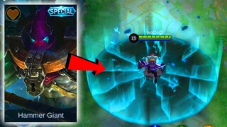 TERIZLA HAMMER GIANT NEW SKIN IN MOBILE LEGENDS 🟢 MLBB