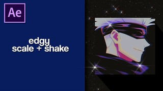 edgy scale & shake | after effects tutorial