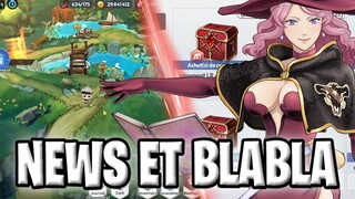 BLACK CLOVER MOBILE : TOUTES LES NOUVEAUTÉS SUR LE JEUX - BLABLA ET BILAN DU JEUX !