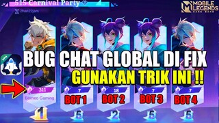 CARA AGAR TETAP RANK 1 DI 515 CARNIVAL PARTY M-WORLD TANPA BUG CHAT GLOBAL!! | MOBILE LEGENDS