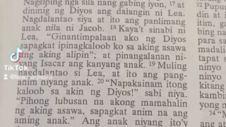 Pang Araw Araw na Talata.                                   Genesis 30:19-21