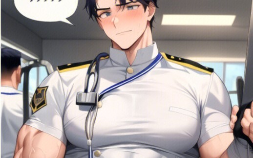 【Muscular Male Nurse】Dear, it’s time to get up for your colonoscopy. It might be a bit painful, but 