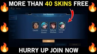 GET MORE THAN 40 SKINS FREE IN THIS NEW EVENT - MOBILE LEGENDS BANG BANG