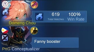 FANNY 100% WIN RATE?! (FORMER GLOBAL 1 FANNY) PRANK ✌️🤪 | MLBB