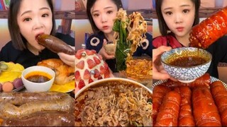 [Xiaoyu Mukbang]ASMR MUKBANG XIAOYU FOOD EATING SHOW. MUKBANG SATISFYING.Mukbang Chines