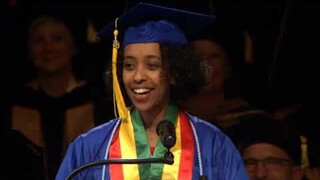 Ethiopian Graduate student Nardos Ashenafi awesome graduation speech  Maleda Times Media Group