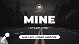 Mine - Taylor Swift (Male Key - Piano Karaoke)