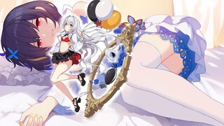 【崩坏3改图】希儿加白丝 / 爱伦坡去白丝