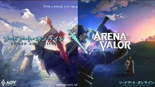 Aov x Sao Collaboration Arena of Valor & Sword art online part 1