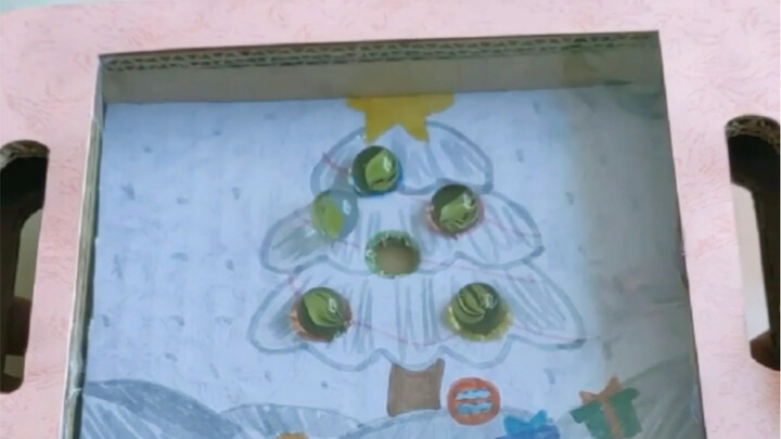 DIY a brain-training marble maze from old cardboard boxes—race against Mom and Dad while boosting yo