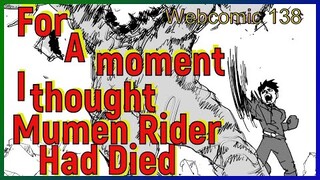 OPM Webcomic 138  |   For A Moment I Thought Mumen Rider Had Died