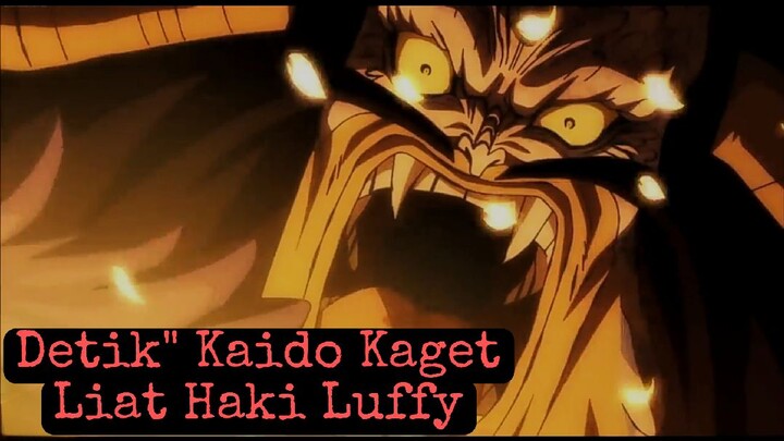 Detik" Kaido Kaget Liat HAKI Luffy !!😱