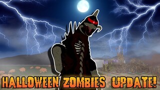 THE HALLOWEEN APOCALYPSE! |  ZOMBIE UPDATE! | Roblox Kaiju Universe!