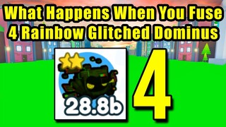 What Happens When You Fuse 4 Rainbow Glitched Dominus in Pet Simulator X