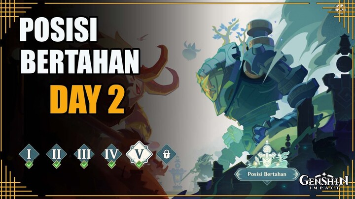 Posisi Bertahan Day 2 | Simulasi Peningkatan Keamanan Bersama  【Genshin Impact】