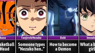 Demon Slayer Characters that Became Memes I Otaku Senpai Comparisons