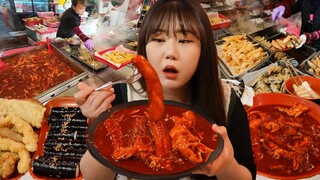 한국에서 제일 매운 부산 범일동 매운떡볶이 도전🥵매떡 먹방 Spicy Busan Tteokbokki!