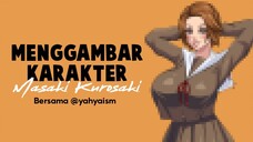 Menggambar Karakter dari Bleach Masaki Kurosaki