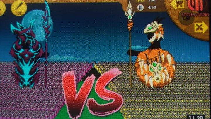 NEW BATTLE FIGHT GOLDEN SPEARTON VS VAMP SPEARTON | STICK WAR LEGACY | dziban talaohu