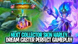 October Collector Skin Harley Dream Caster Perfect Score Gameplay | Mobile Legends: Bang Bang