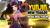 Cakep - Yunjin Trailer (Dub JP sub Indo)  & Detail Skill - Genshin Impact